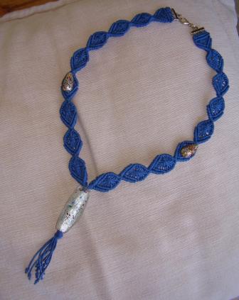 Bijoux: Collana azzurra, realizzata da Medi Cristina